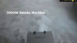 3000W Fog Machine DMX512 Wire and Wireless Remote Control Continuous Smoke Machine Fog Disco Club [upl. by Kenleigh]