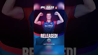 Ipl 2025 released player list 💫 ipl2025 iplmegaauction iplnews [upl. by Hogle178]