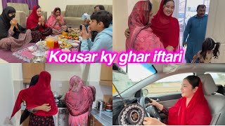 Kousar ky ghar roza iftar  new ghar m pehli dish meetha bnaya  sitara yaseen vlog [upl. by Lamond]