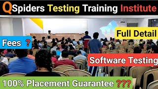 Qspiders Software Testing Training Institute  Shahi Vlogs [upl. by Standush]