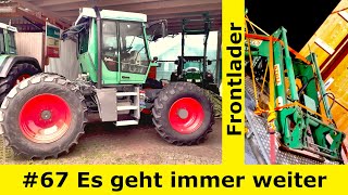 Stoll Frontlader für den Fendt Xylon 524 [upl. by Ahsinat]