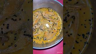 Sorshe ilish recipe😍😋  Sorsa ilish recipe  food trendingshorts cooking youtubevideo [upl. by Ahsiuqet761]