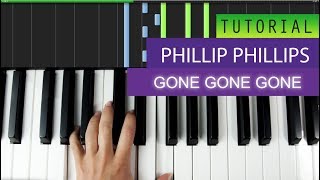 Phillip Phillips  Gone Gone Gone  Piano Tutorial  MIDI File Download [upl. by Reina749]