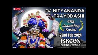 Glorification of Sri Nityananda Prabhu  1  HH Haladhar Swami Maharaj  22 Feb 2024  ISKCON BBSR [upl. by Einallem]