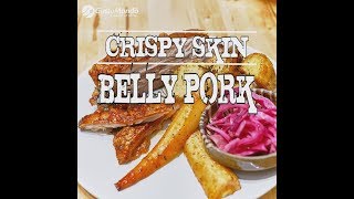 Crispy skin belly pork roast easy recipe  Gustomondo [upl. by Zeculon16]