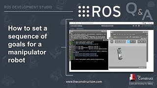 ROS QampA 138  How to set a sequence of goals in MoveIt for a manipulator [upl. by Doreg]