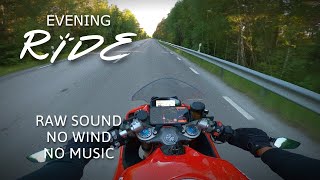 Chill Evening Ride Raw Engine Sound  Ducati Supersport 950 S [upl. by Orling434]