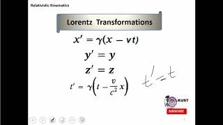 Relativistic Kinematics [upl. by Malas]