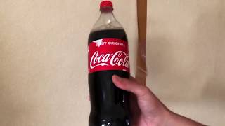 Funny experience taping bottle of coca cola to the wall [upl. by Sitoiganap940]