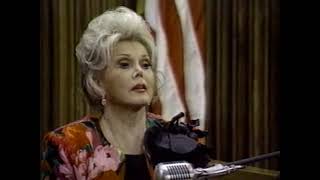 What darling ZSA ZSA GABOR on trial for slapping a cop CBS EVENING NEWS 9261989 [upl. by Carce222]