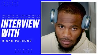 Micah Parsons Postgame Week 4 DALvsNYG  Dallas Cowboys 2024 [upl. by Ydnirb]