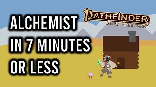 Pathfinder 2e Alchemist in 7 Minutes or Less Remaster [upl. by Gardas]