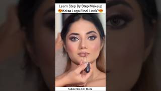 Learn Step By Step Makeup Tutorial shorts bridal eyemakeup glamakeup ytshorts makeover glam [upl. by Eus]