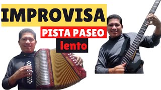 PISTA PASEO VALLENATO LENTO [upl. by Araiet]