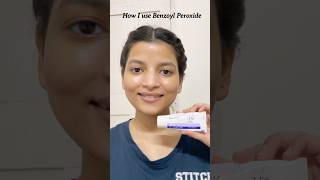 🫧How I use Benzoyl Peroxide✨ acne shorts skincare ytshorts youtube viralvideo [upl. by Sharlene]