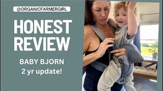 CHECK OUT how a BABY BJORN mini carrier actually works with a toddler amazonaffiliate [upl. by Hanoj]