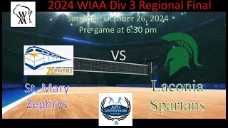 TBD at Laconia WIAA Div 3 Regional Final 102624 [upl. by Garber]