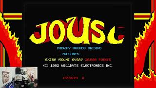 Joust MIDWAY ARCADE Origins on XBOX 360 backward compatible for XBOX Series XS 2024 [upl. by Cartwell]