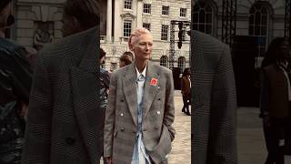 Tilda Swinton at the London Fashion Week tildaswinton [upl. by Eserahs410]