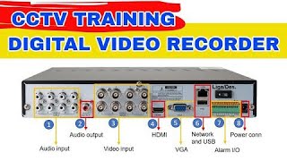 CCTV Training  DVR Digital Video Recorder [upl. by Rocher]