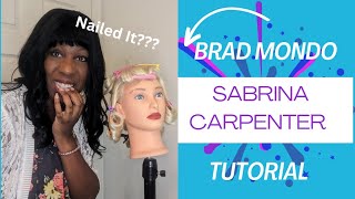 TRYING BRAD MONDOS SABRINA CARPENTER HAIRCUT TUTORIAL [upl. by Bergwall226]