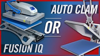 What Heat Press Should I Buy  Fusion IQ vs Auto Clamshell Press Review [upl. by Marketa]