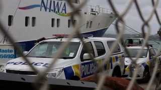 Greenpeace Protest on NIWAS Tangaroa [upl. by Chadburn]