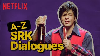 Shah Rukh Khans ICONIC Dialogues from A to Z [upl. by Nylloc]