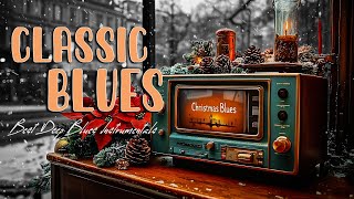 Classic Winter Blues Radio 🎶 Vintage Slow Blues Instrumentals for Relax amp Deep Focus [upl. by Armat]