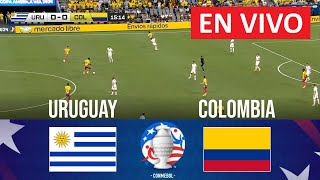 🔴 EN VIVO Uruguay vs Colombia  Copa América 2024  SEMIFINAL  Partido en vivo hoy [upl. by Avehs150]