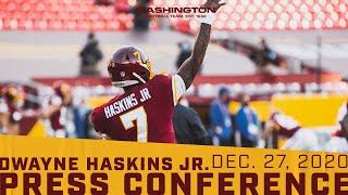 Press Conference Dwayne Haskins Jr  December 27 2020 [upl. by Bron]