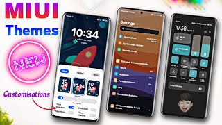 Two Pro Miui Themes That You Must Have  Customisable Lockscreen Charging Animation amp More🔥 [upl. by Nahshon]