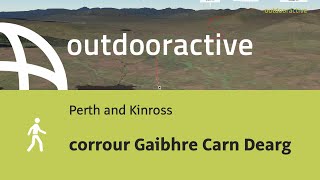 hike in Perth and Kinross corrour Gaibhre Carn Dearg [upl. by Eisso]