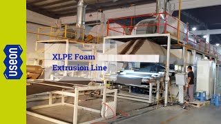 XLPE Foam Extrusion Line  USEON [upl. by Sardella]