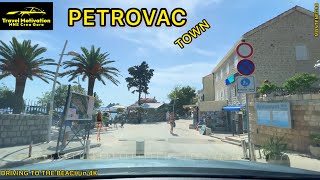 PETROVAC vožnja do Plaže u Septembru 2024  PETROVAC Town Driving Tour in 4K MNE Crna Gora [upl. by Arebma678]