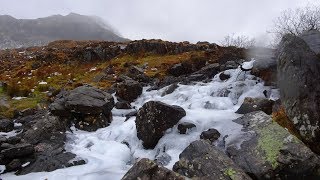 Idwal Falls In The Rain Ice Melting Rapidly March 2018 [upl. by Cerelly738]