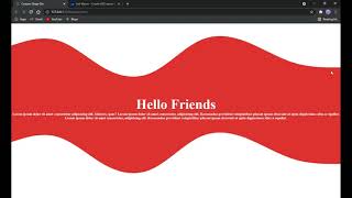 CurvedCustom DIV Shape Tutorial  CSS amp SVG [upl. by Stavros]