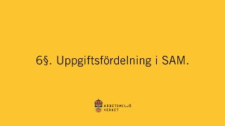 Uppgiftsfördelning i det systematiska arbetsmiljöarbetet [upl. by Notlih]