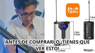 Usando el micrófono Inalámbrico Depusheng Q7 Con Micrófono De Solapa Y Cuerpo De Cargas de TEMU [upl. by Lebazi]