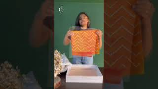 Unboxing ✨Designer unstitched lehenga set 💖Get wedding perfect lehenga sets from Doeraa [upl. by Arral]