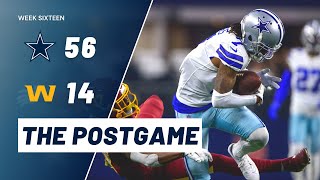 Dallas Cowboys Annihilate Washington 5614  The Postgame  Blogging the Boys [upl. by Bennink]