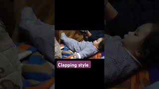 Shubu ka clapping style  cute baby  memories  youtube shorts  shorts [upl. by Bluh987]