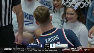 Duke vs Arizona  20231110  NCAAB Game [upl. by Ruttger]