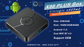 x98 plus Smart TV Box Android 11 Amlogic S905W2 Dual WIFI BT 216GB 432GB 464GB OTT Box [upl. by Wescott]