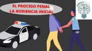 EL PROCESO PENAL  AUDIENCIA INICIAL [upl. by Ahseeyt]