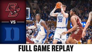 Boston College vs Duke Full Game Replay  202324 ACC Mens Basketball [upl. by Farrar123]