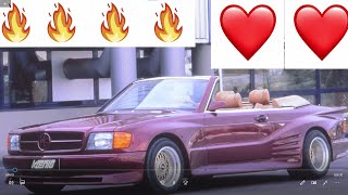 MERCEDES W126 CABRIO SEC 560 AMG KOENIG LOISENR ABC BRABUS [upl. by Sindee]