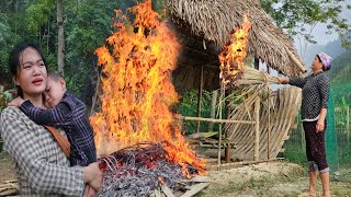 The evil devil mother came to destroy and burn the bamboo house of a 17yearold single mother [upl. by Tanberg362]