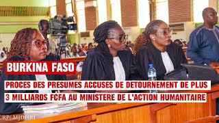 Justice Burkina Procès des présumés coupables de détournement de plus 3 milliards FCFA [upl. by Alrahs]