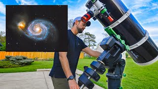 Using a REFLECTOR TELESCOPE for Galaxy Photography [upl. by Bennink]